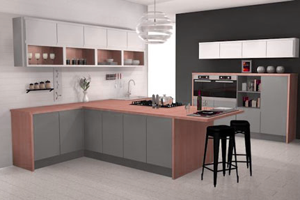 Oxford Kitchen Design - a typical CAD design output